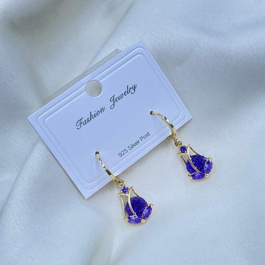 Azure Teardrop Earrings