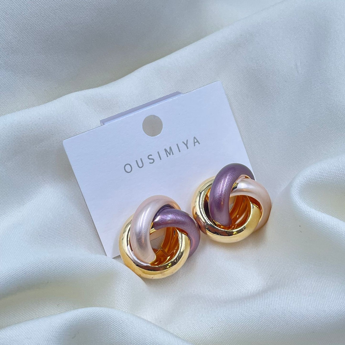 Overlap Knot Earrings