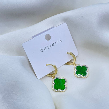 Green Luxe Earrings