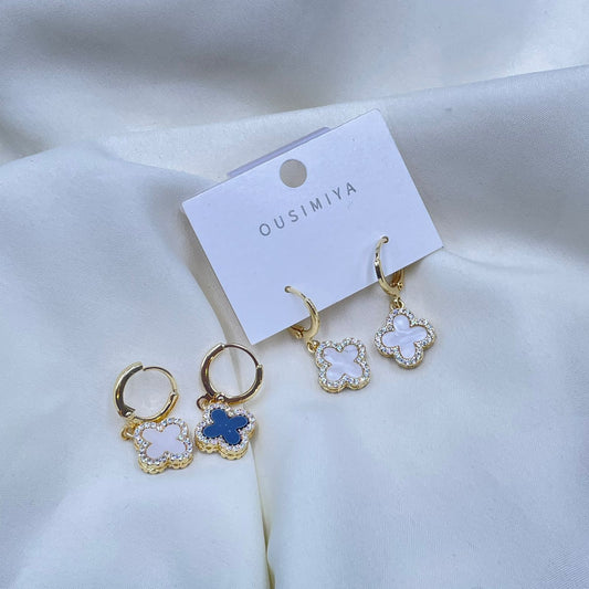 Reversible Clover Earrings