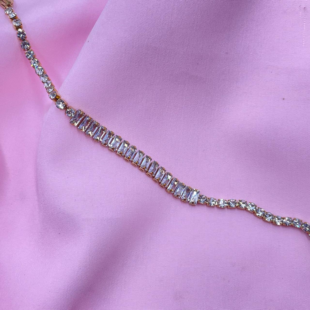 Diamond Bar Bracelet