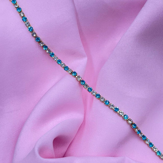 Sky Blue Tennis Bracelet