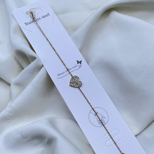 Golden Heart Bracelet