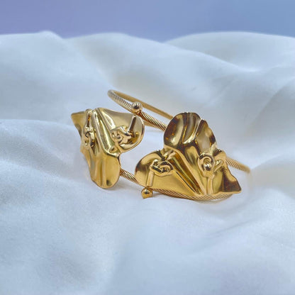 Double Heart Bracelet