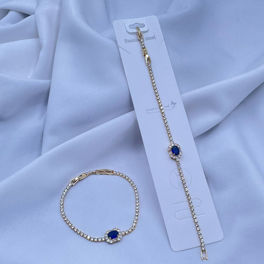 Regal Radiance Tennis Bracelet