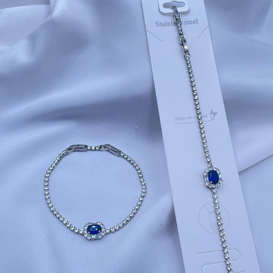 Royal Blue Tennis Bracelet