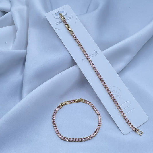 Rose Gold Tennis Bracelet