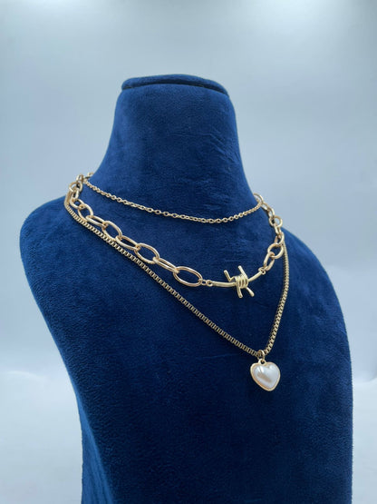 Golden Barbed Necklace