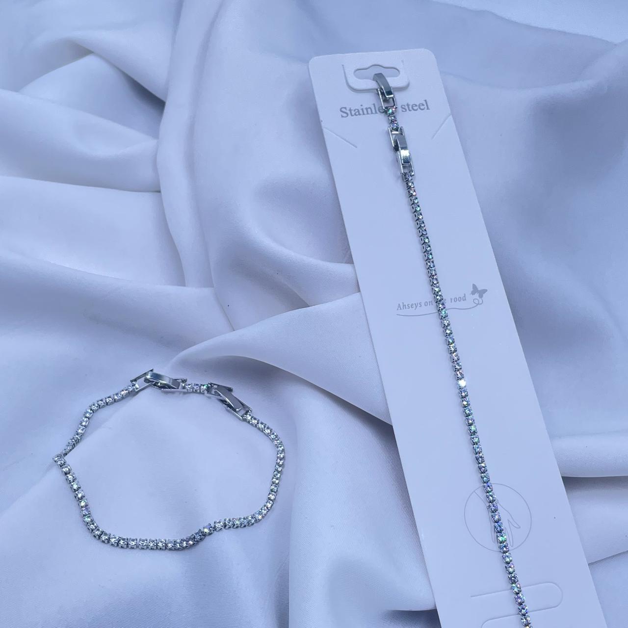 Silver Tennis Bracelet