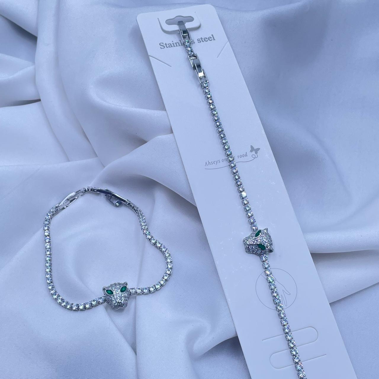 the Panther Tennis Bracelet