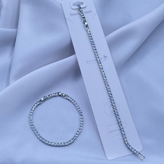 Square shape Tennis Bracelet