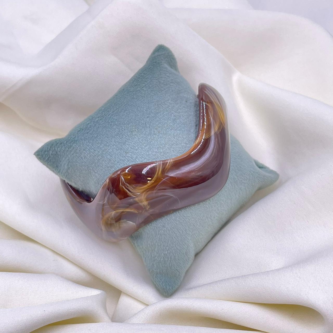 Honey Glow  Resin Bracelet