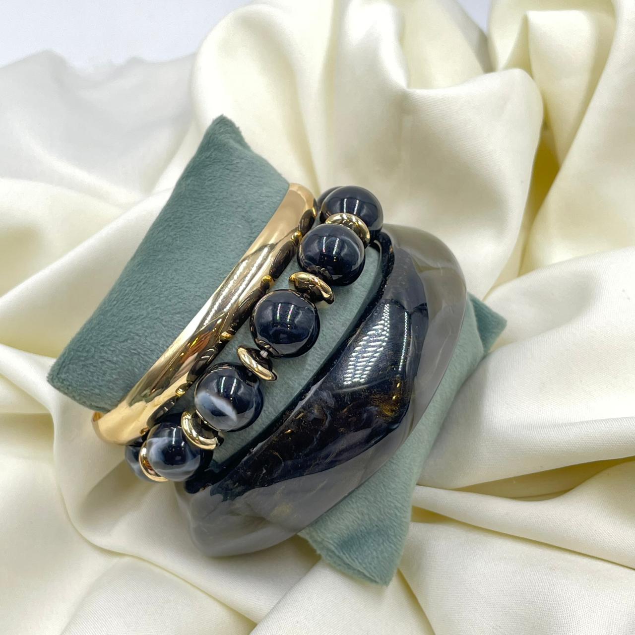 Ruby Empress Set Resin Bracelet