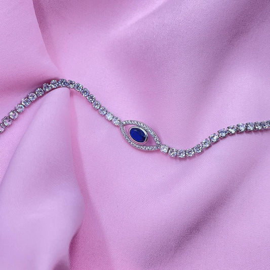 Celestial Evil Eye Tennis Bracelet
