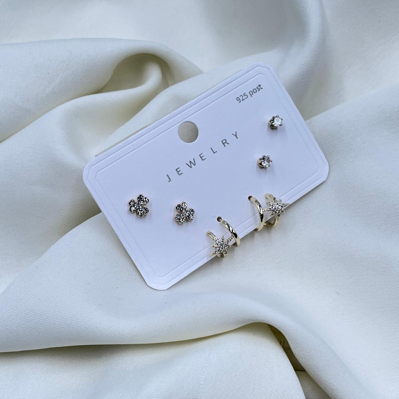 Time less Combo Earrings