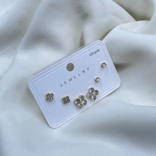 Emerald Combo Earrings