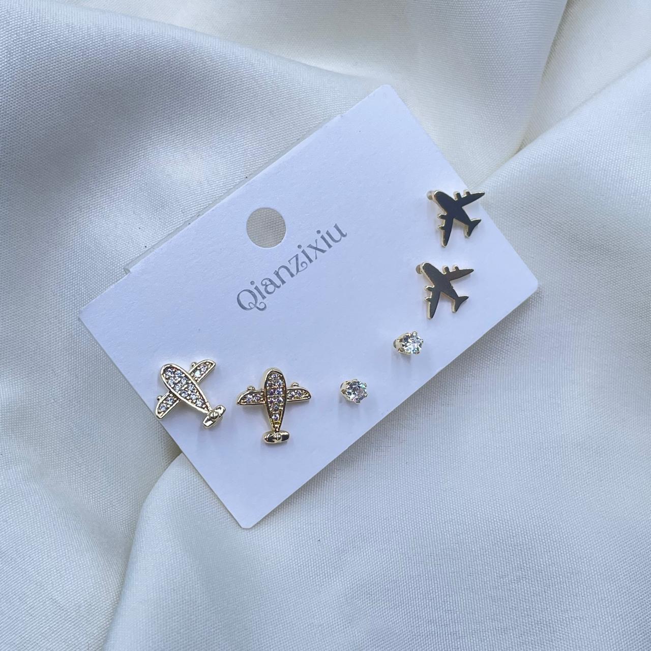 Airplane Combo Earrings
