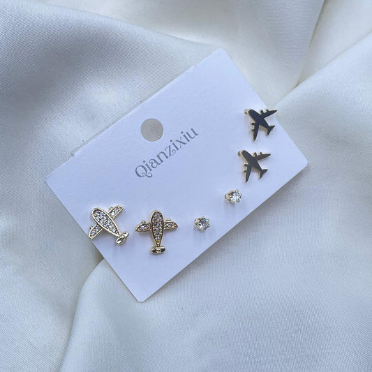 Airplane Combo Earrings