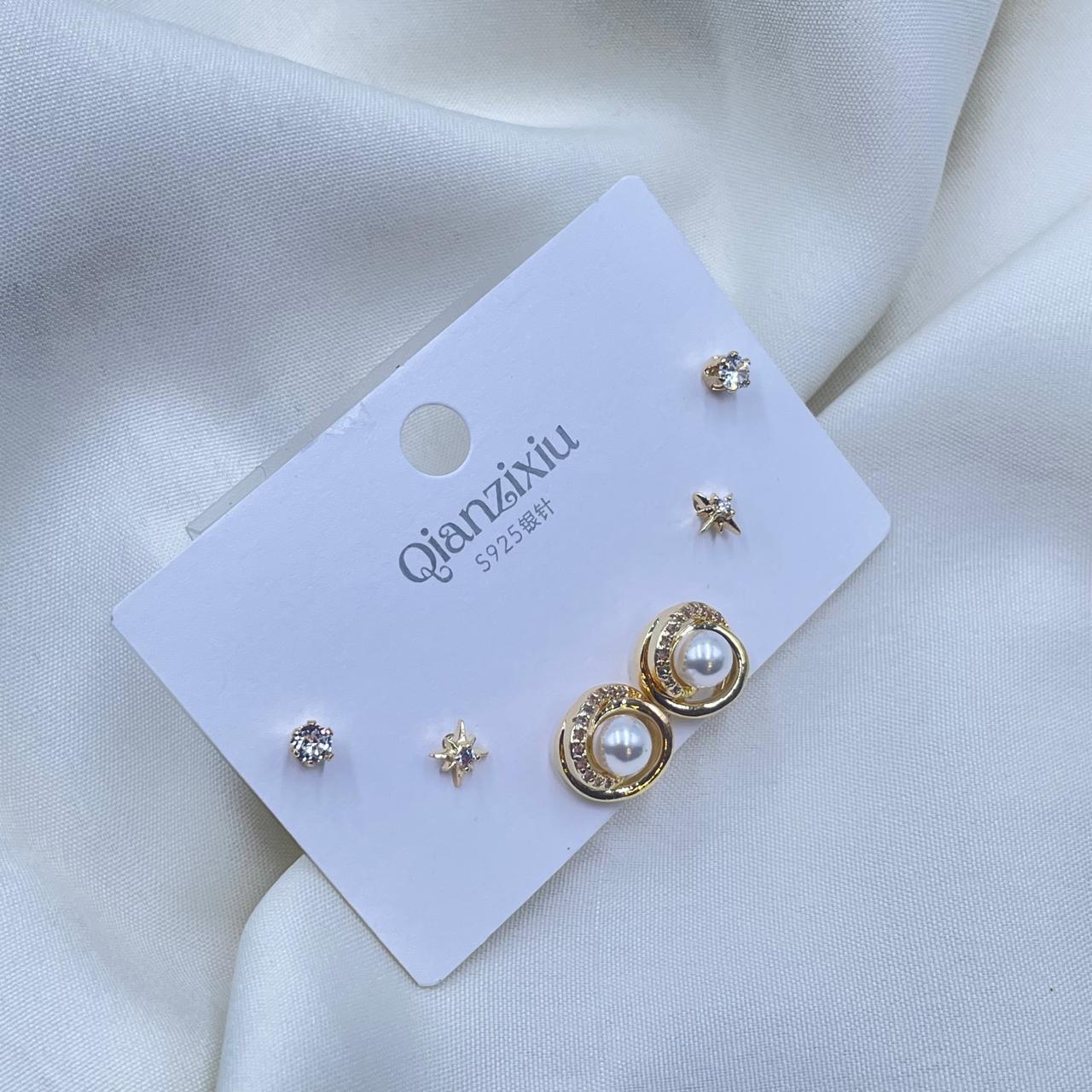 Urban Pearl Combo Earrings