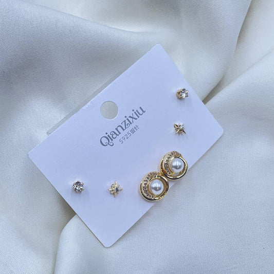 Urban Pearl Combo Earrings