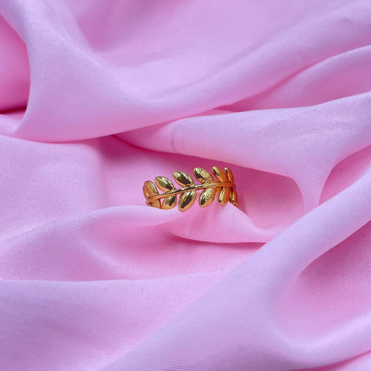 Leaf Band Ring