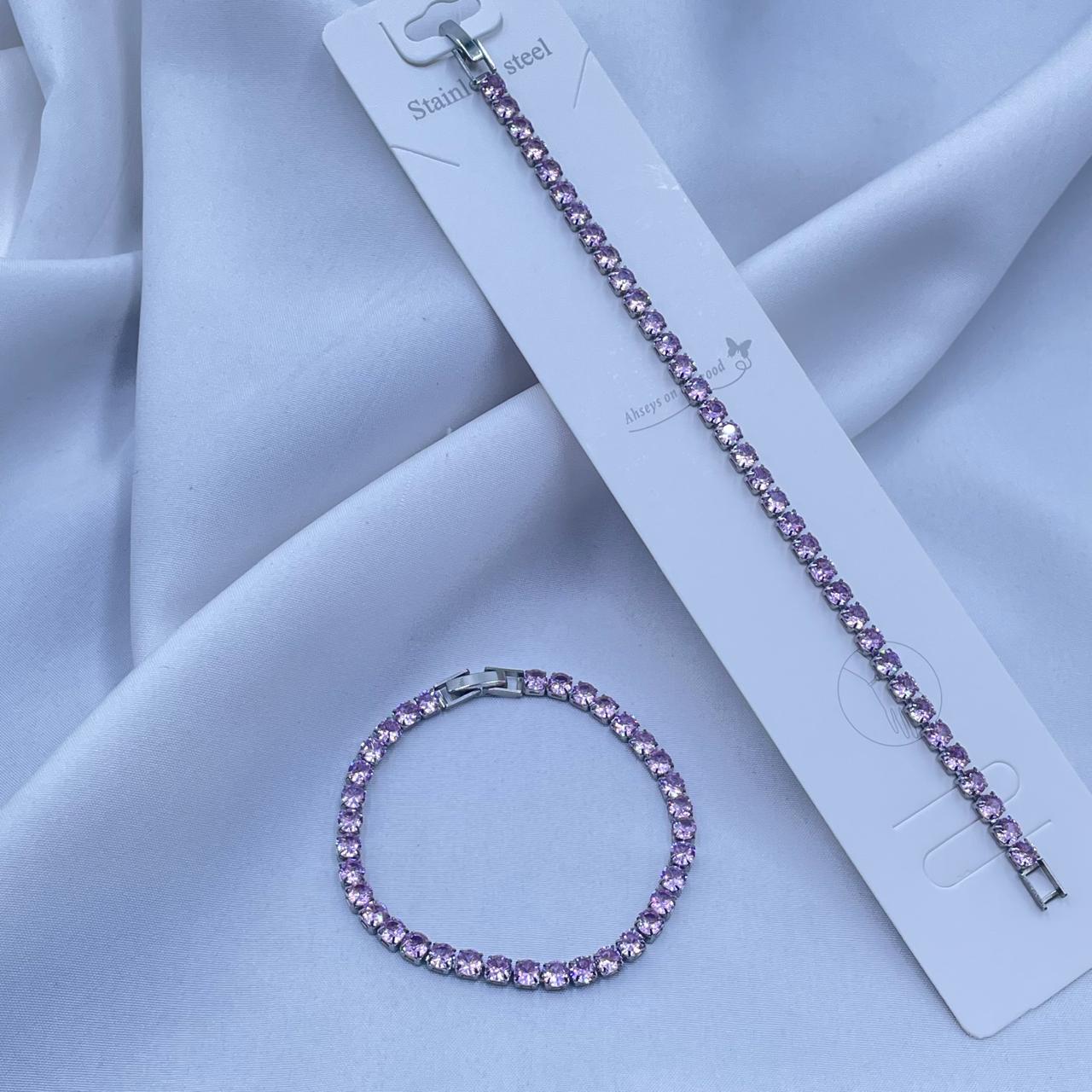 Round Shape Tennis Bracelet