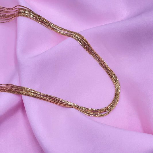 Draped Gold Necklace