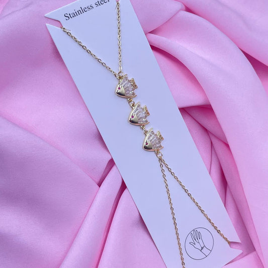 Golden Charm Hand Chain