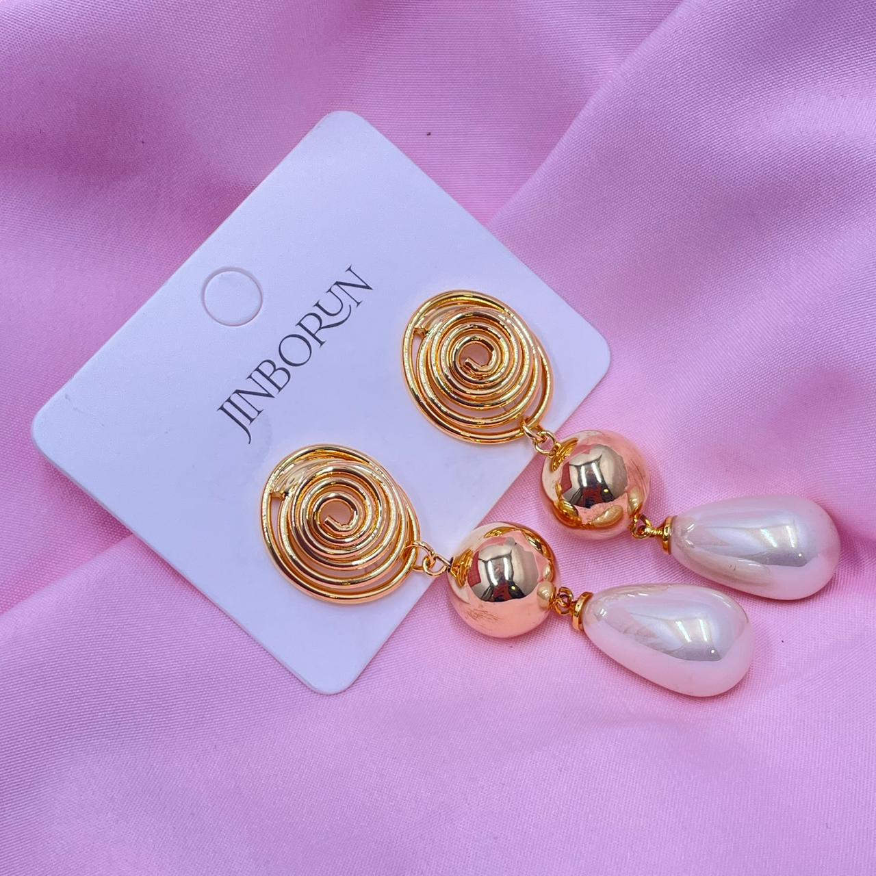 Spiral Statement Earrings