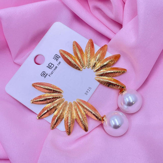 Metallic Statement Earrings