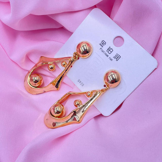 Oversized Drop Bar Earrings