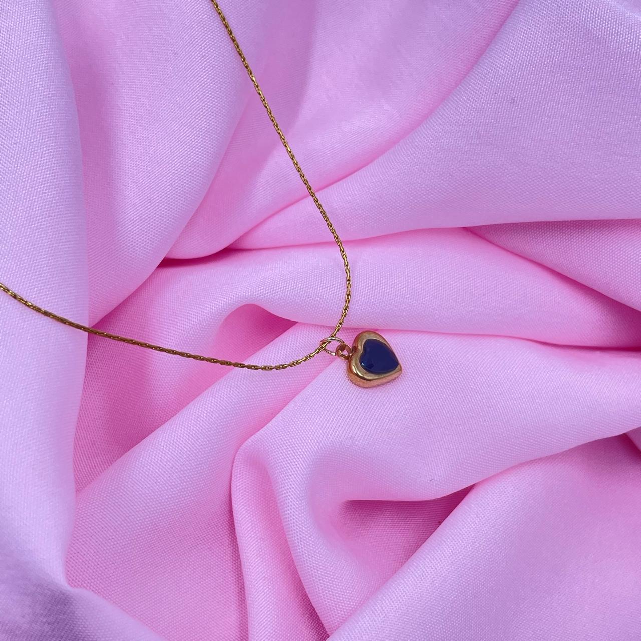 Golden Embrace Heart  Necklace