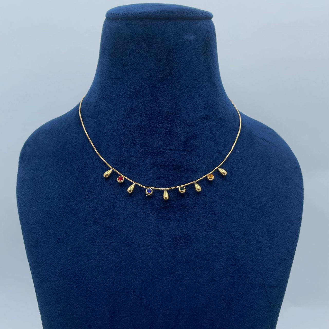 Multi Stone Necklace