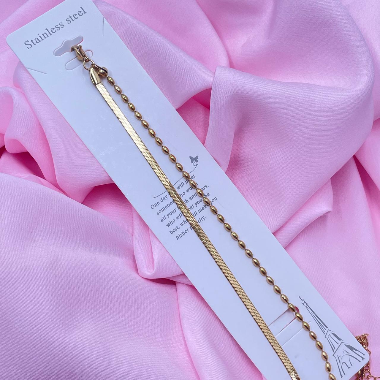 Golden Steps Anklet