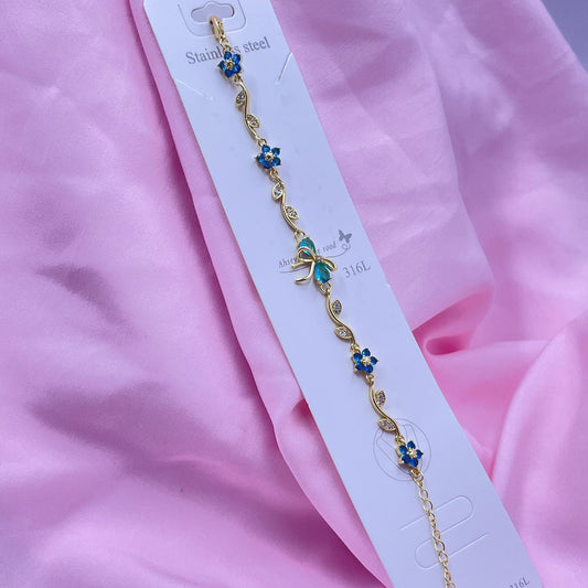 Bow-Tulip Fusion Bracelet