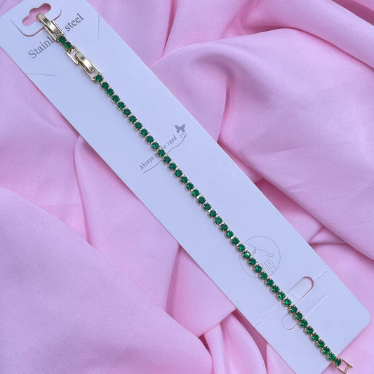 Shyla Charm Tennis Bracelet