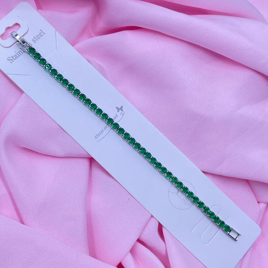 Line Tennis Bracelet