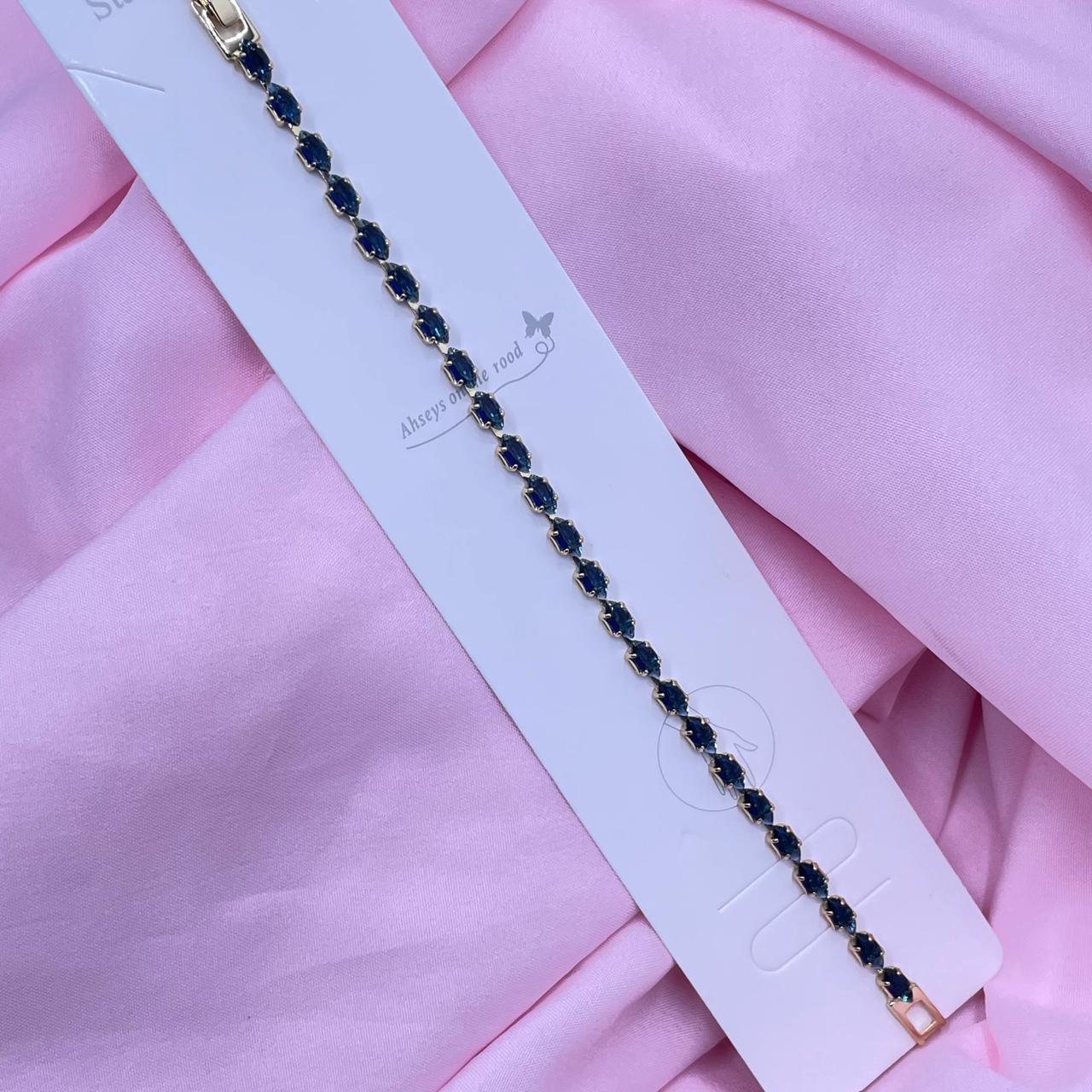 Navy blue Tennis Bracelet