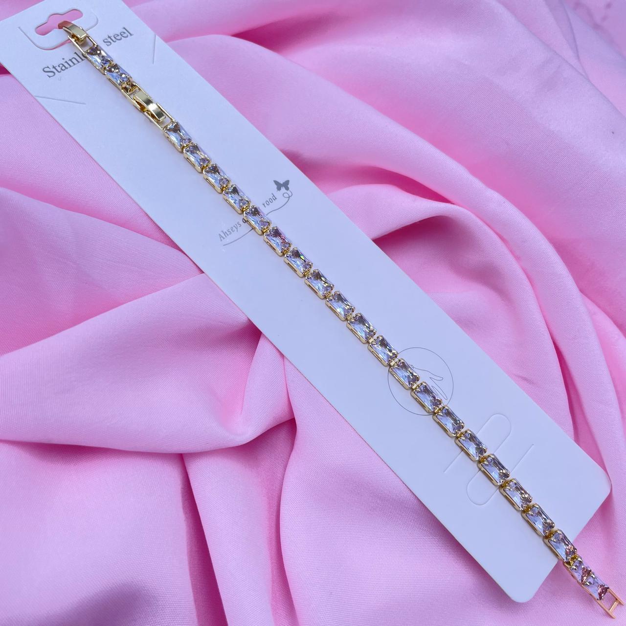 Diamond Drift Tennis Bracelet
