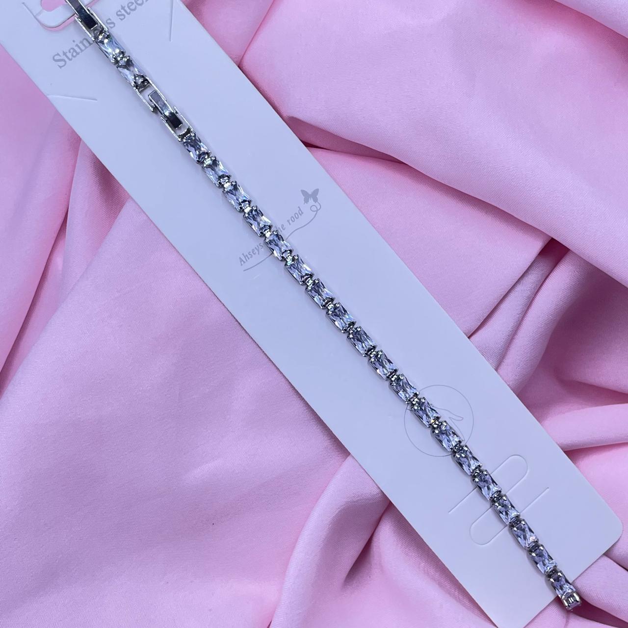 Sparkle Track Tennis Bracelet