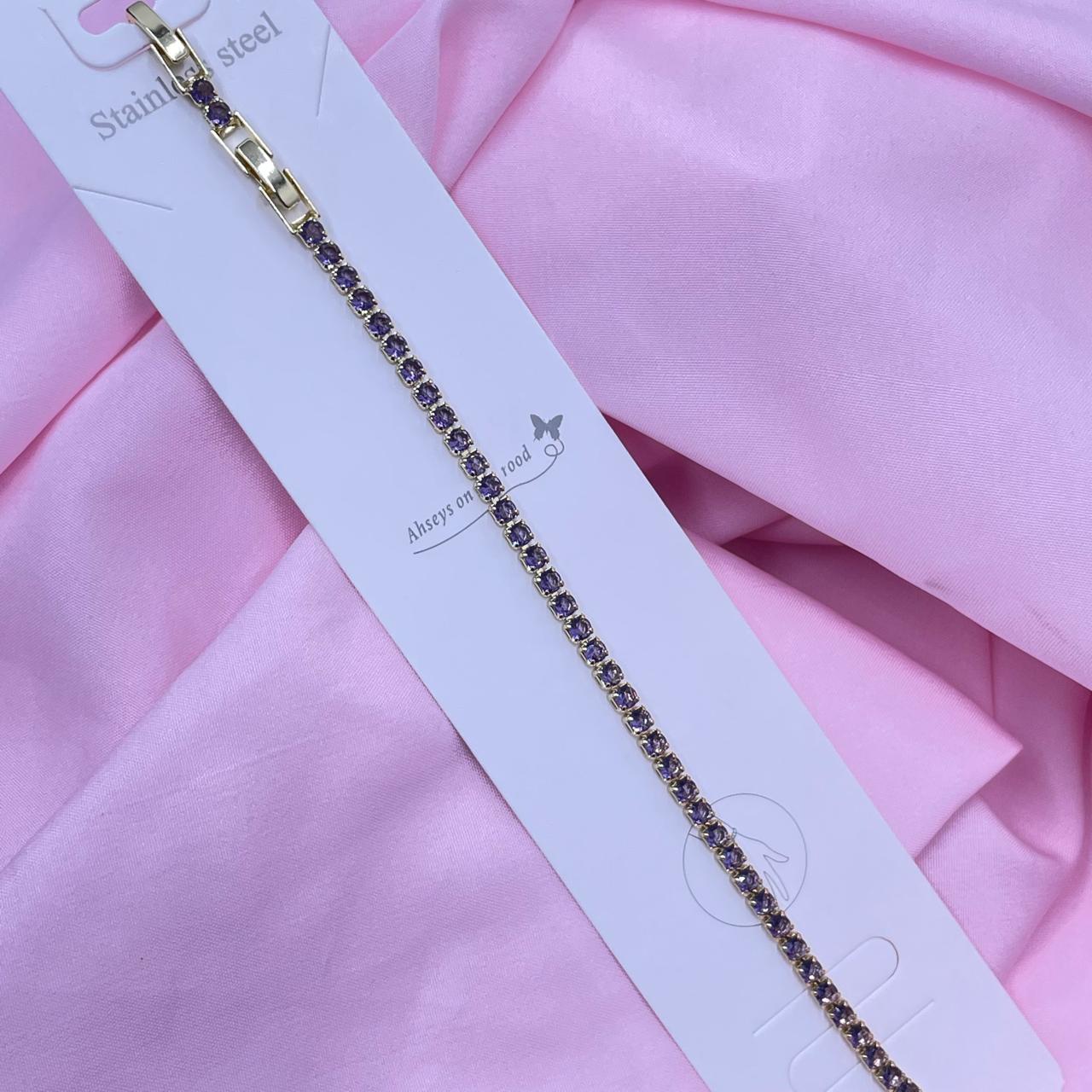 Crystal Flow Tennis Bracelet