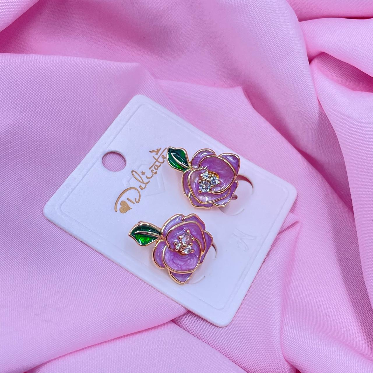 Golden Charm Hoops