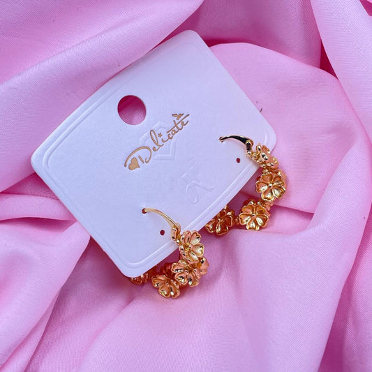 Golden Lily Earrings