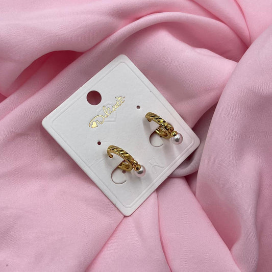 Pearl Gold Earrings