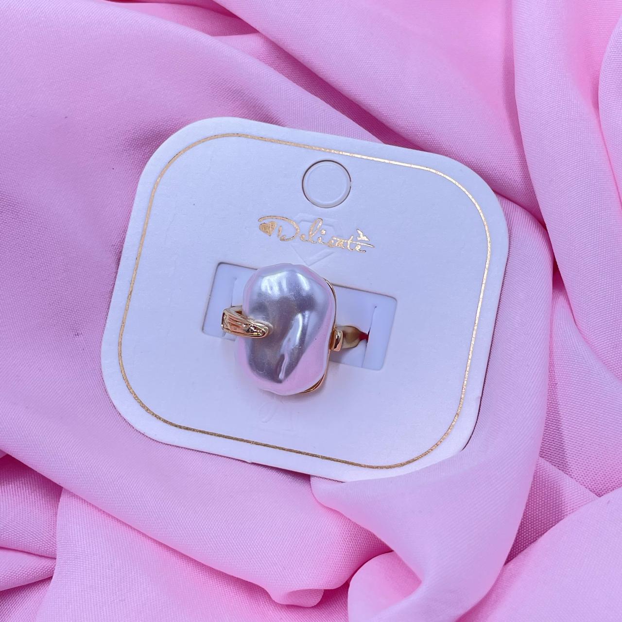 Golden Pearl Ring