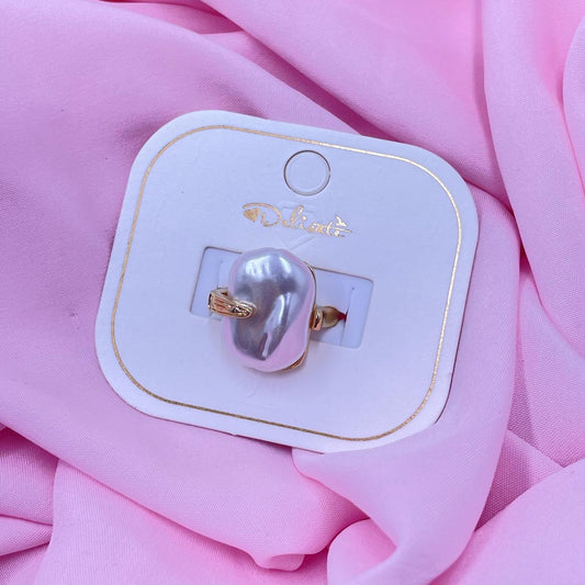 Golden Pearl Ring