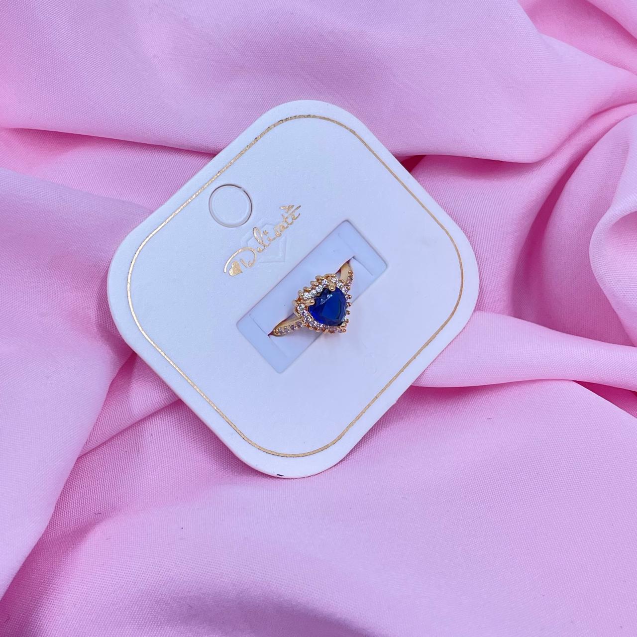 Blue Heart Ring