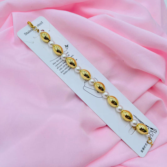 Pure Link Pearl Bracelet