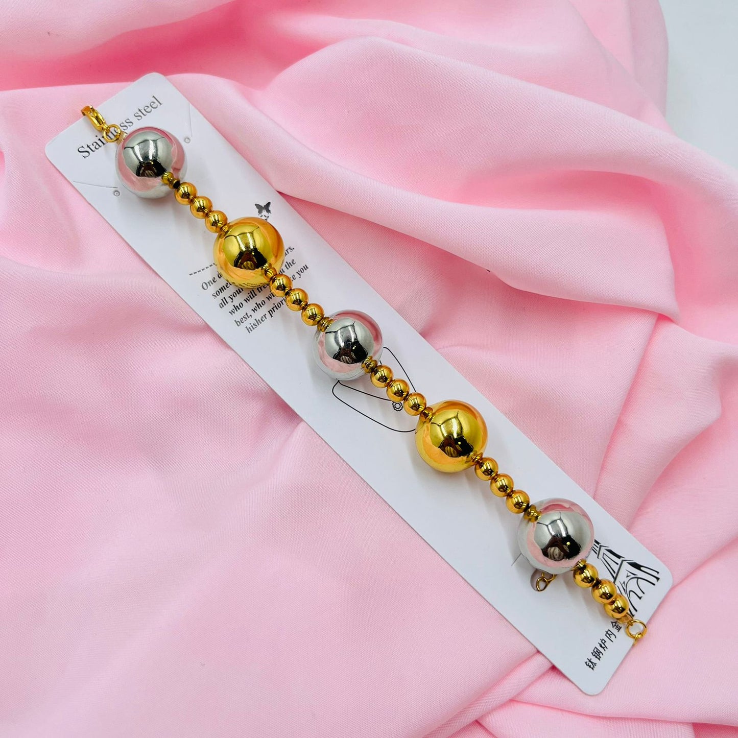 Elite Gold Pearl Bracelet