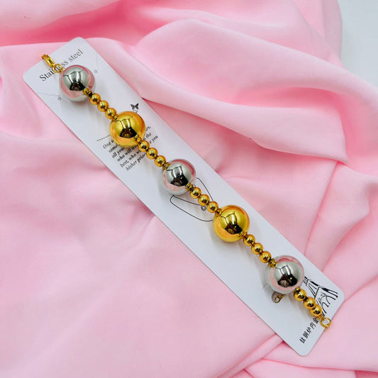 Elite Gold Pearl Bracelet